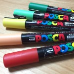 コトＰＯＰと出会う前から手書きＰＯＰにはポスカ！愛用歴は１８年