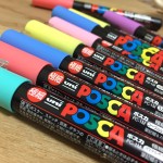ＰＯＰ作りで気分上がる～！ 新色ポスカは女子大好きナチュラルカラー