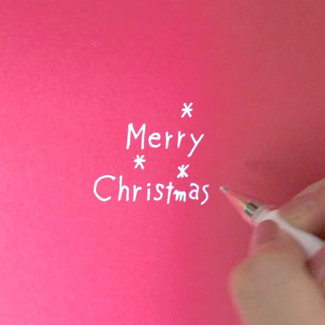 動画あり実践 ホワイトペンでプチクリスマスpopを書こう コトpopで売上げアップ ポップデザイン 書き方を学ぶpopの学校
