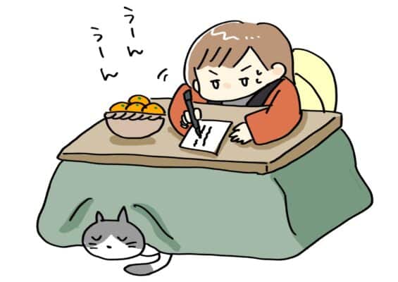 年賀状を書く人