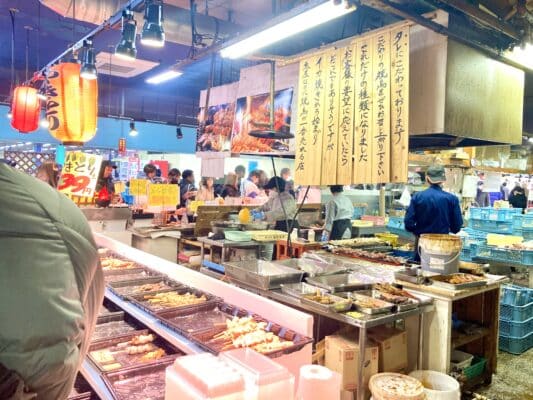 焼き鳥の売り場